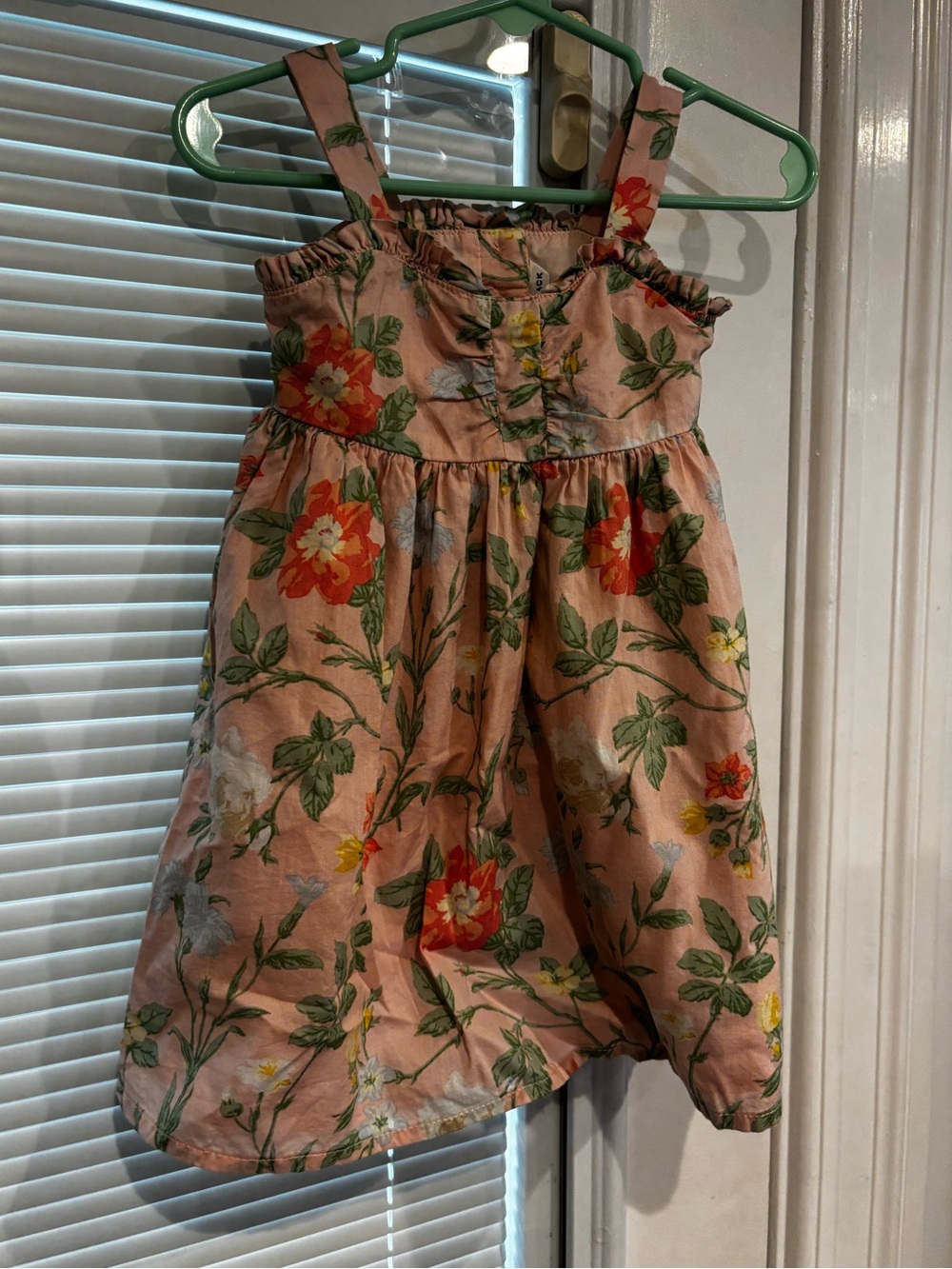 Janie and Jack Pink Floral Cotton Sundress